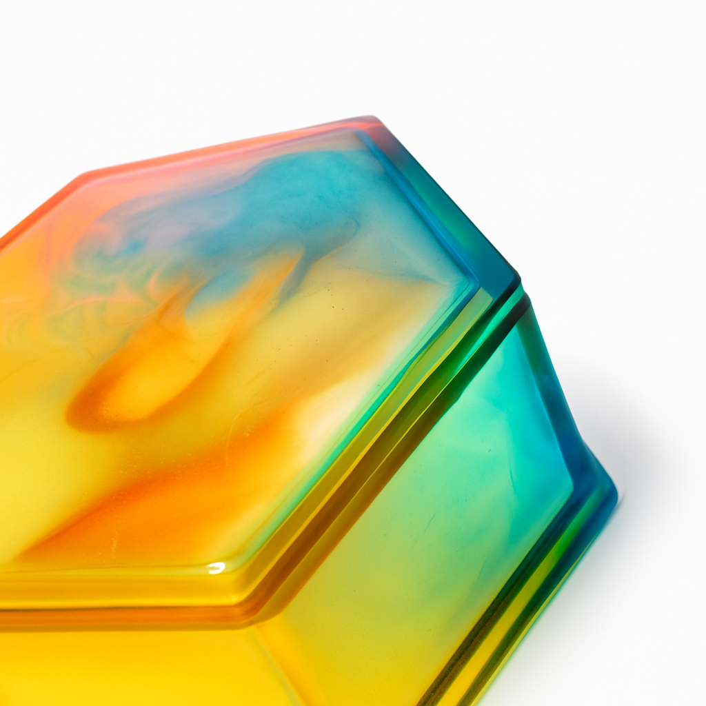 Boîte Hexa Arc-en-Ciel – Miroir des Couleurs