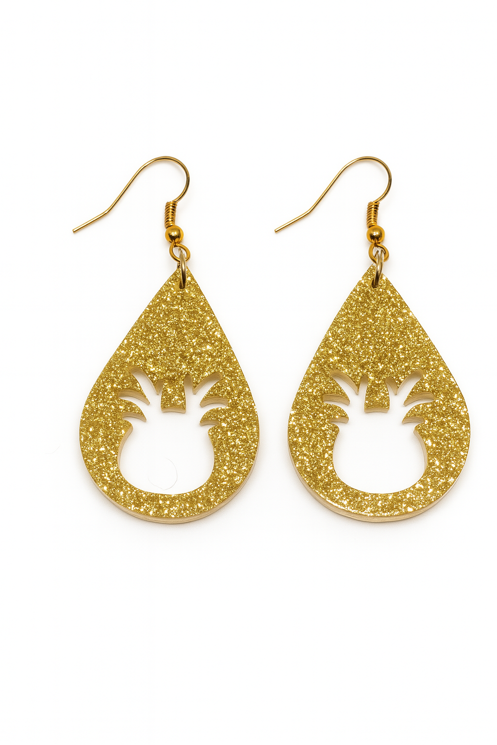 Boucles d’oreilles “Éclat de Renne” – Or scintillant