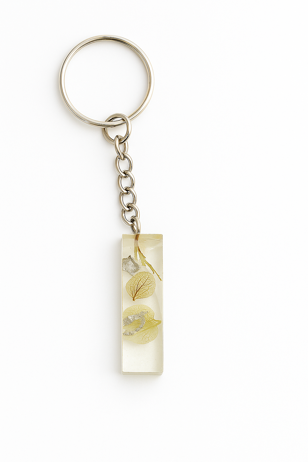 Porte-clé "Lettre I" en résine - Personnalisable