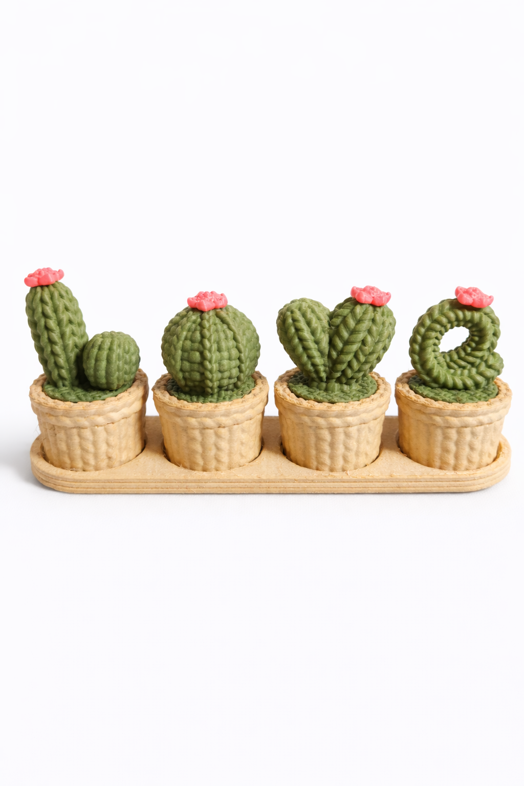 Pots cactus “LOVE” personnalisables – Décoration imprimée en 3D