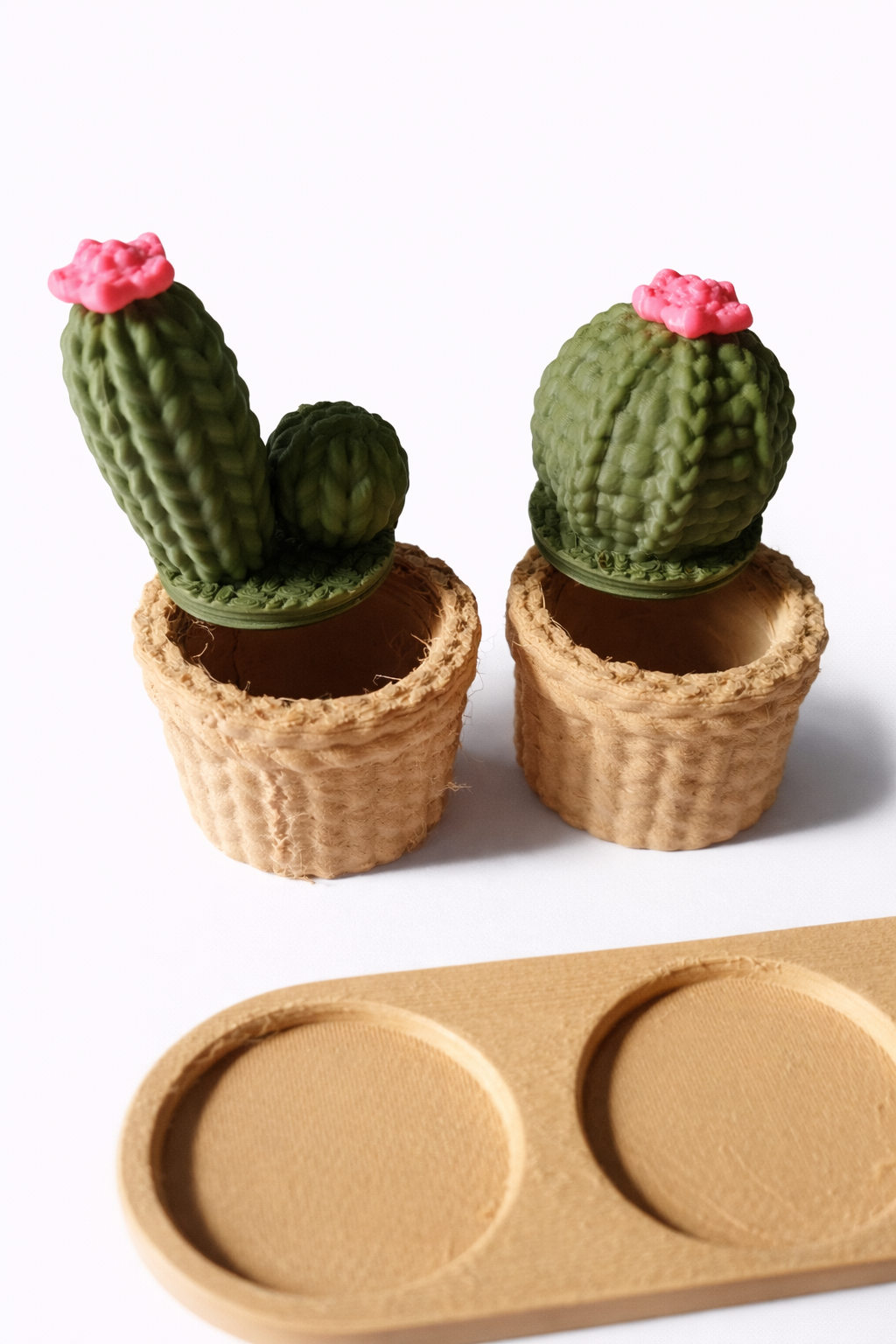 Pots cactus “LOVE” personnalisables – Décoration imprimée en 3D