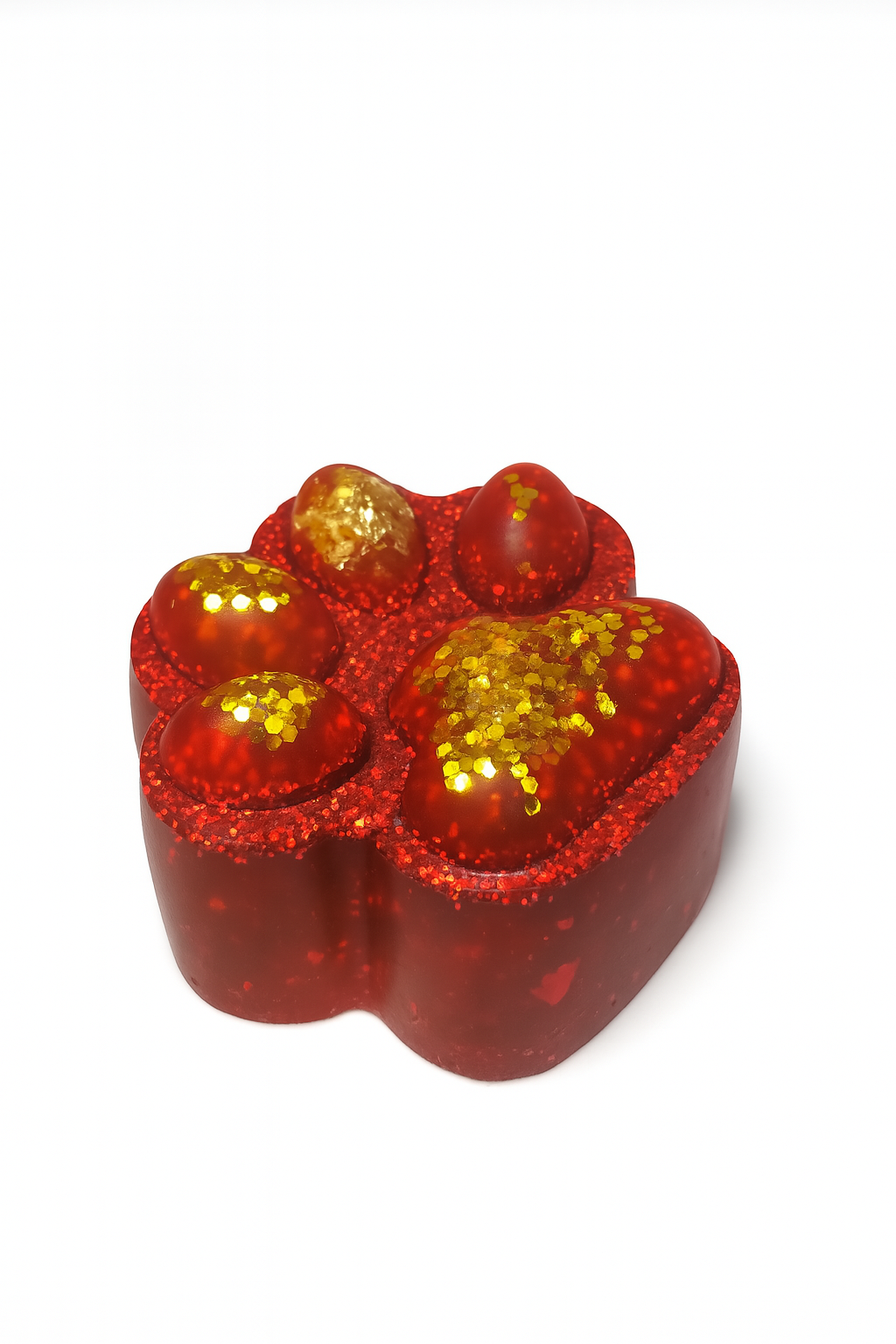 Pattes Pailletées – Duo de Résine