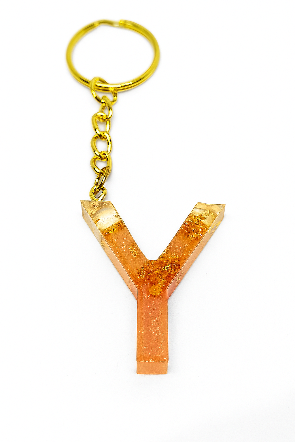 Porte-clé "lettre Y" en résine - Personnalisable