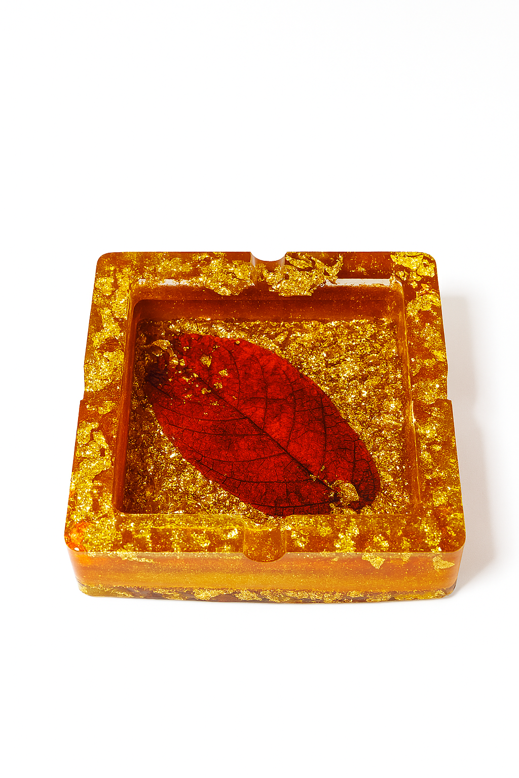 Cendrier “Feuille d’Or Automnale”