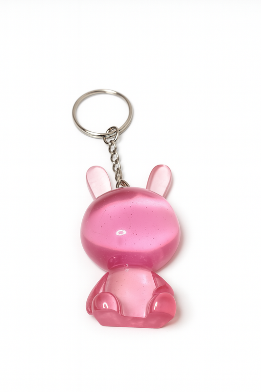 Lapinou Rosé – Porte-clé Résine