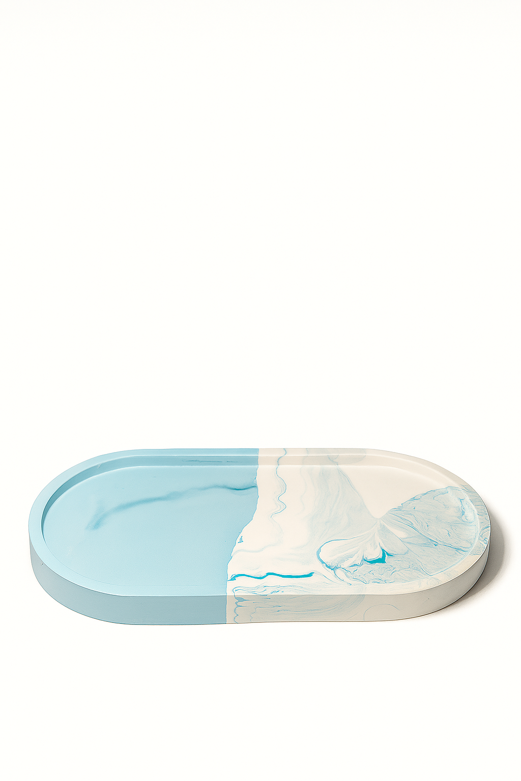 Plateau Marbré Aqua – Rivage d’Écume