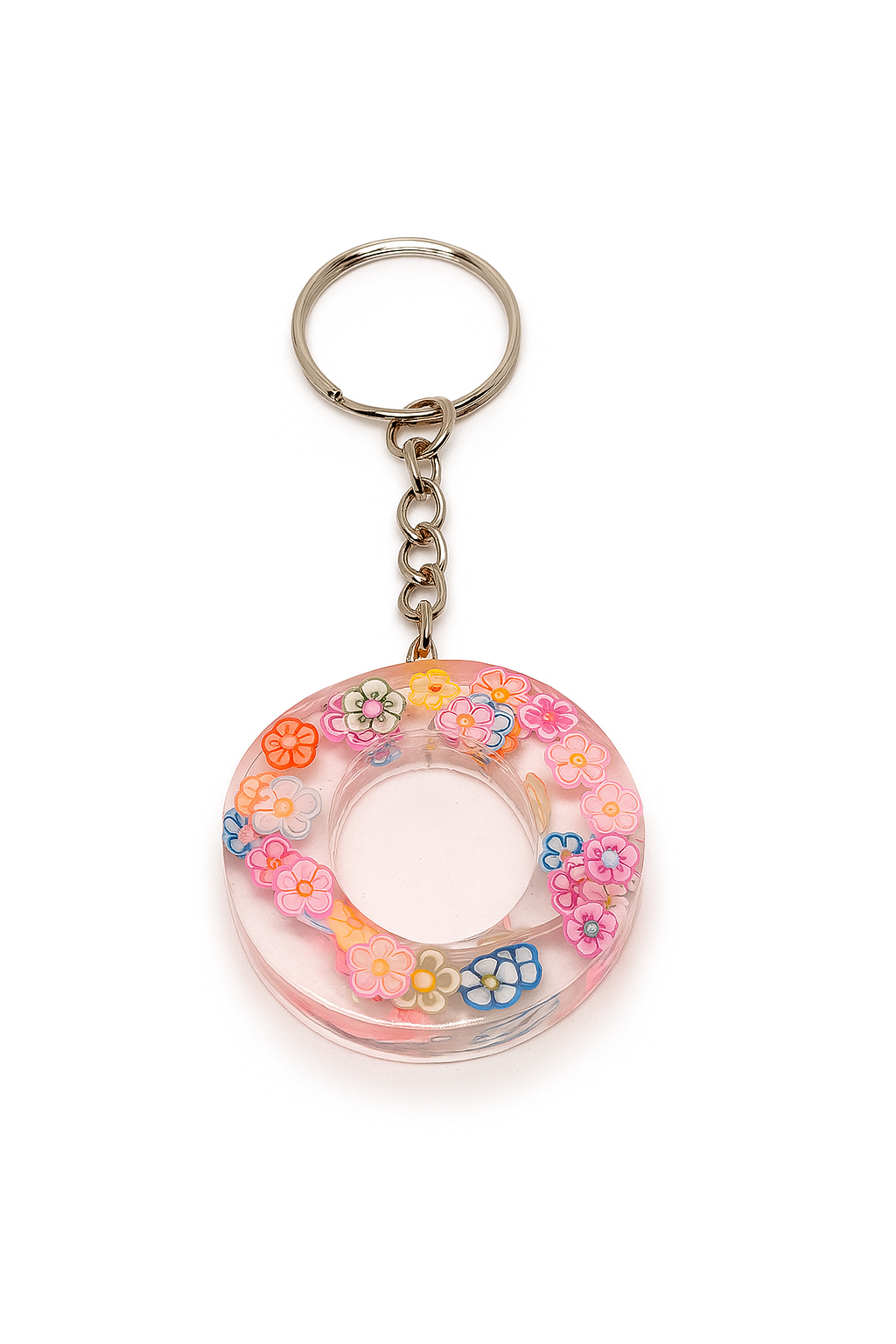 Porte-clé "lettre O" en résine - Personnalisable