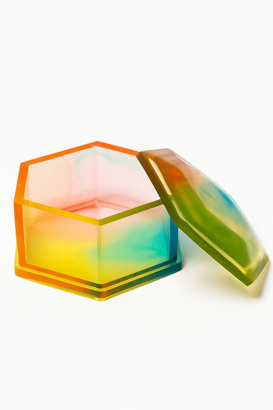 Boîte Hexa Arc-en-Ciel – Miroir des Couleurs