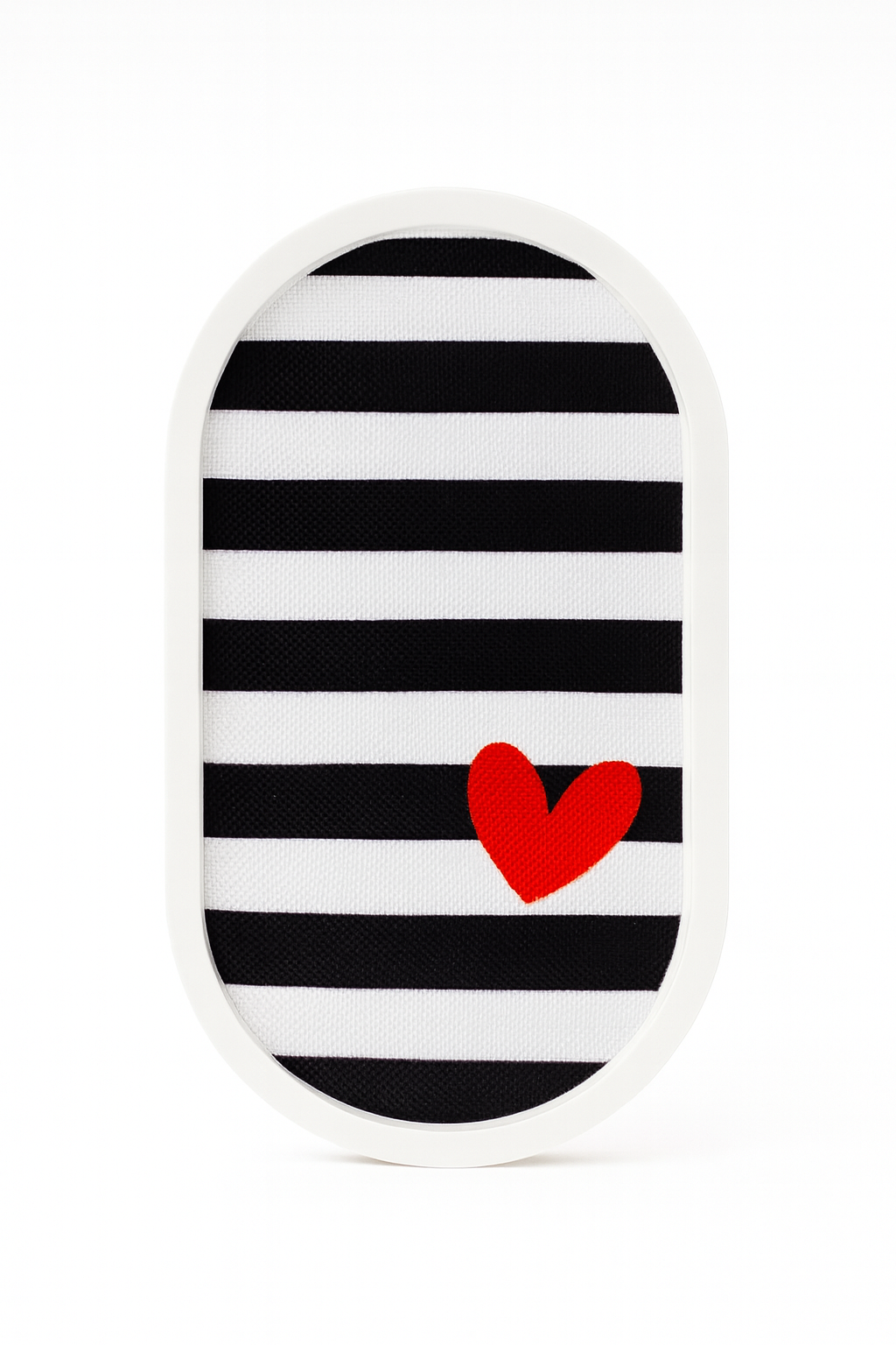 Cœur Rayé – Plateau Déco