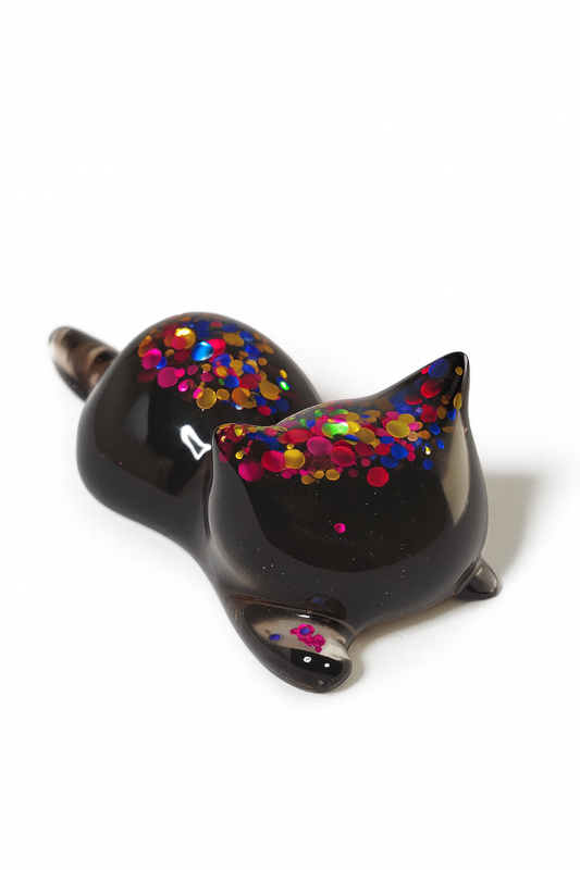 Chat multifonction en résine