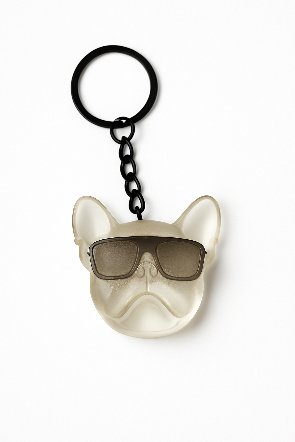 Porte-clé Bouledogue Cool – Fumé d’Étoiles