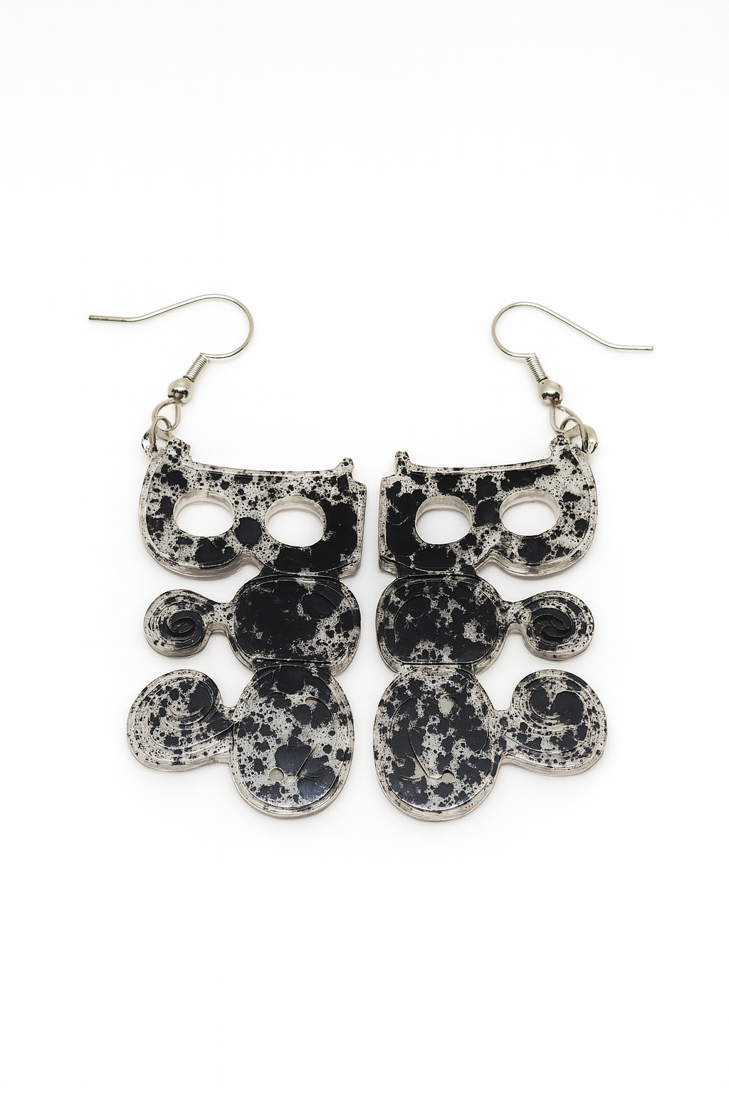 Boucles d’oreilles “BOO !” – Petits Fantômes Noirs