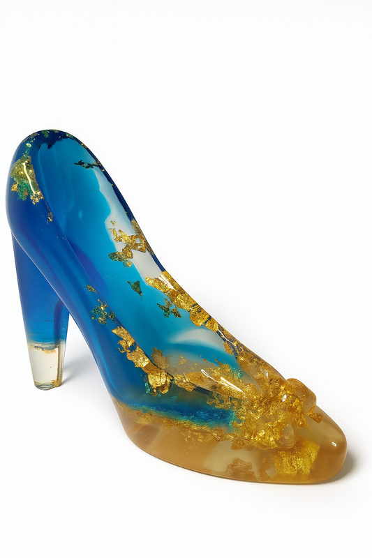 Escarpins Féériques – Duo d'Or et de Lumière